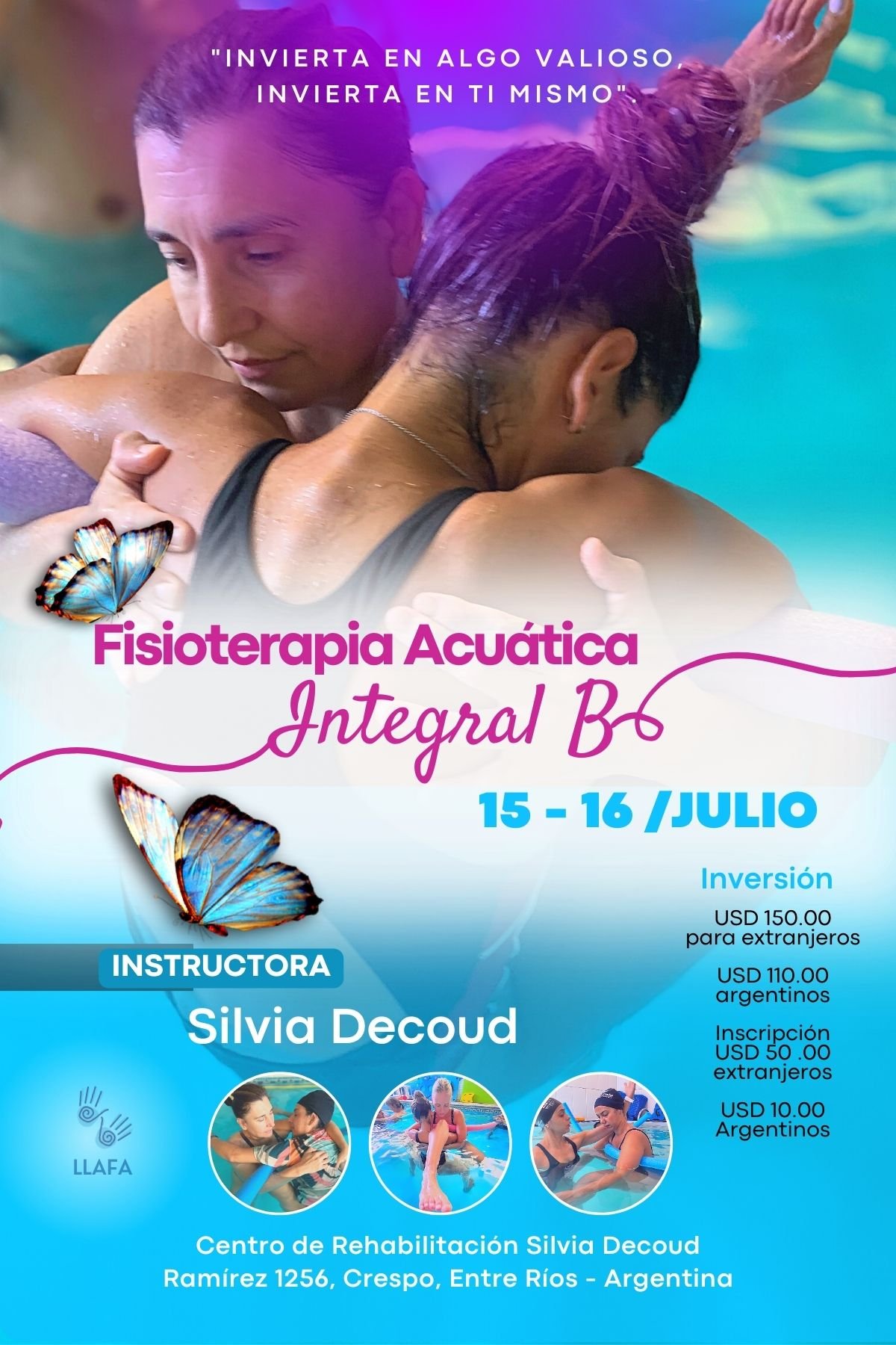 Curso de fisioterapia acuatica argentina